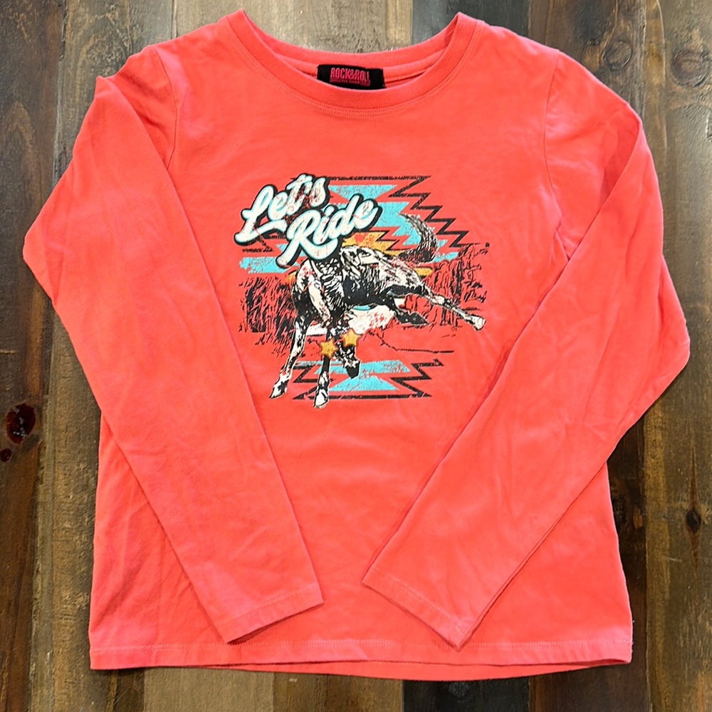 Rock & Roll Denim- “Let’s Ride” Graphic Tee